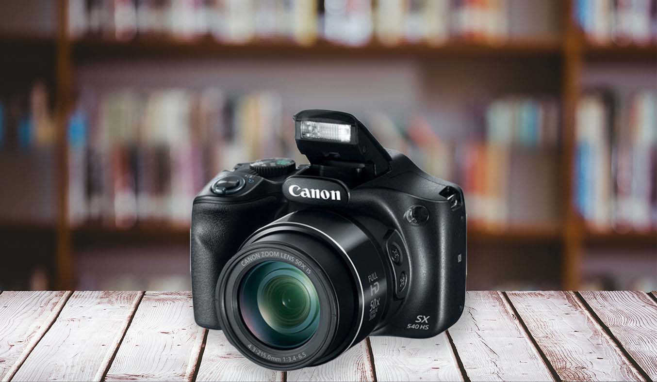 Máy ảnh Canon PowerShot SX540HS hiện đại, sang trọng