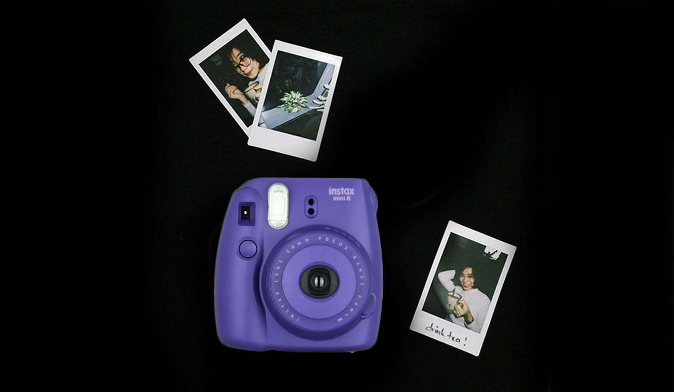 Máy ảnh Fuji Instax Mini 8 hiện đại, sang trọng