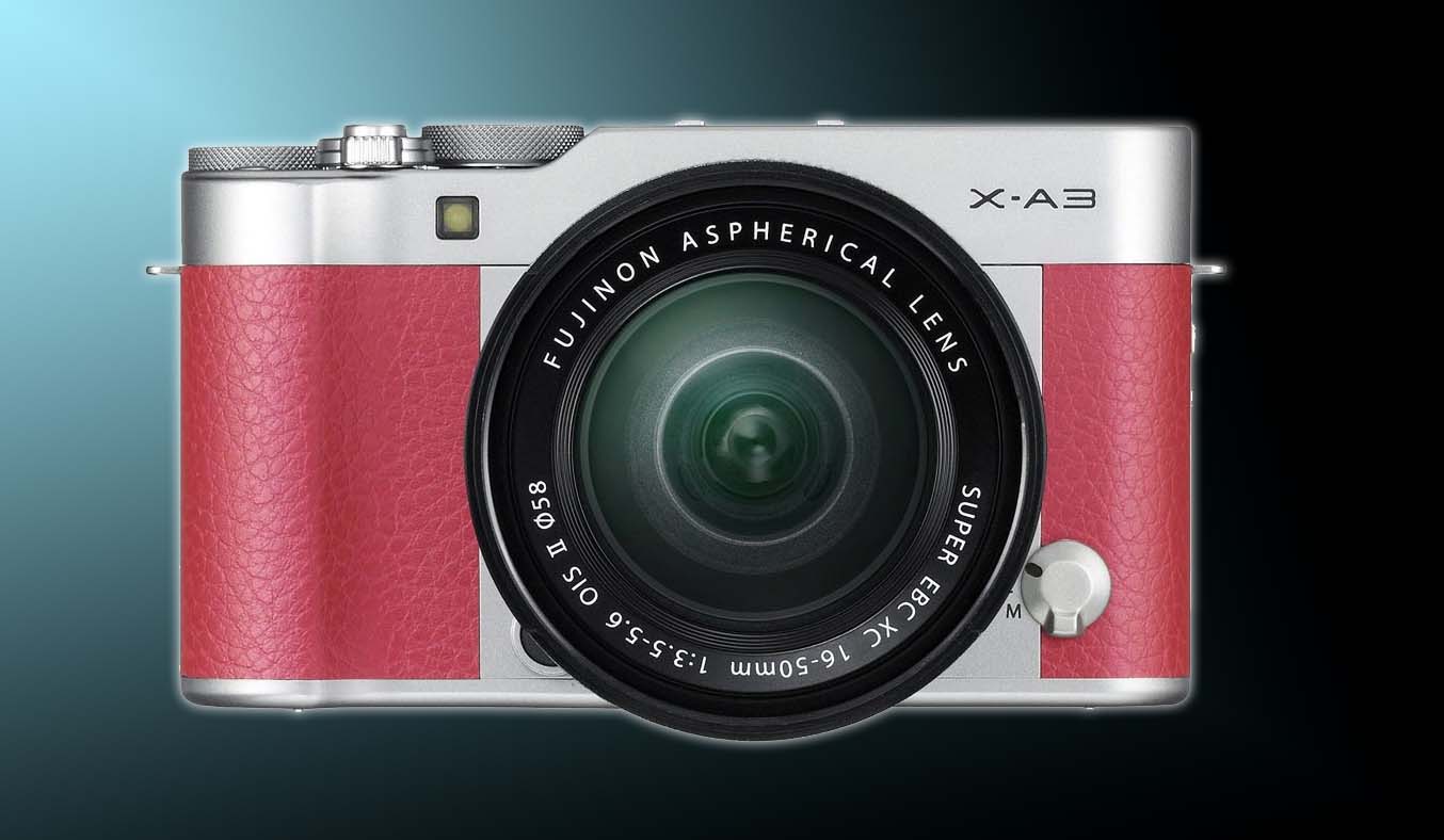 Máy ảnh Fujifiml X-A3/XC16-50MM P hồng chất lượng cao