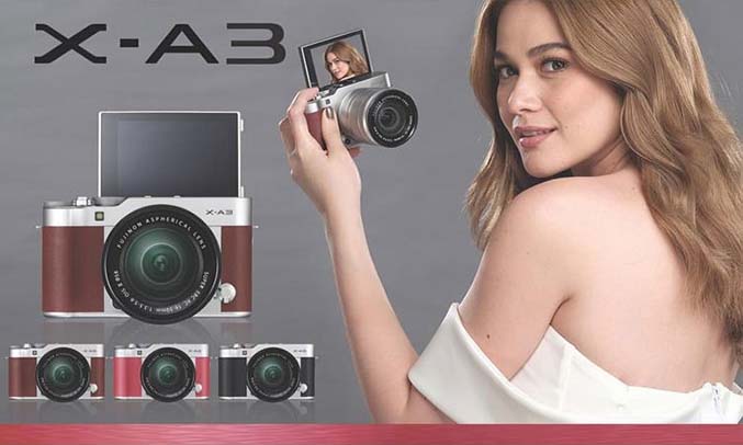 Máy ảnh Fujifiml X-A3/XC16-50MM P hồng nhiều thẻ nhớ