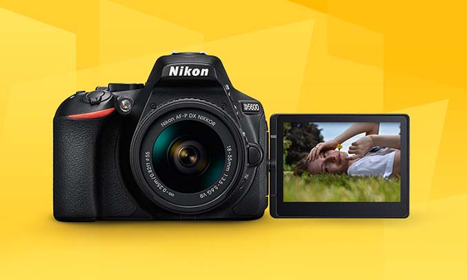Máy ảnh Nikon DI.Camera D5600 màn hình rõ nét