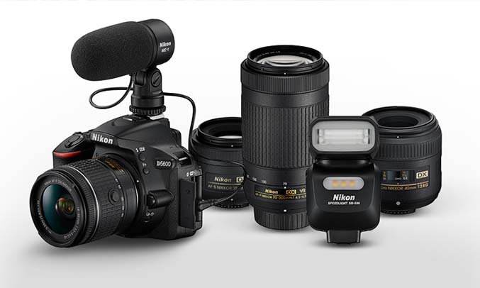 Máy ảnh Nikon DI.Camera D5600 quay phim rõ nét