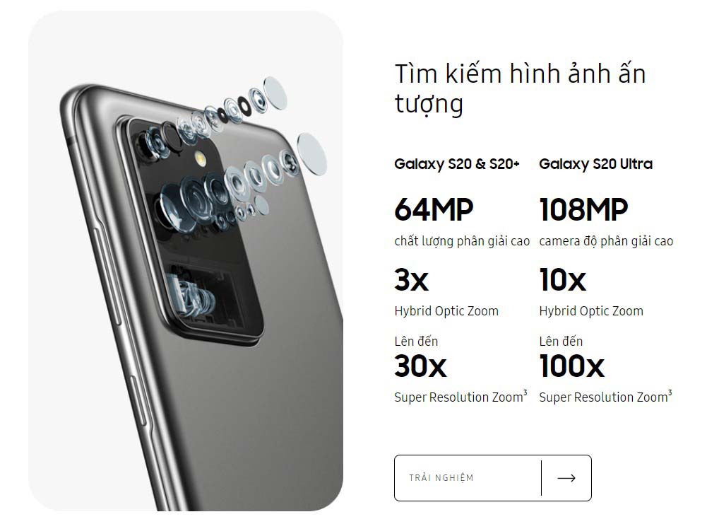 Điện Thoại Samsung Galaxy S20 (128GB/8GB) - Hàng Chính Hãng