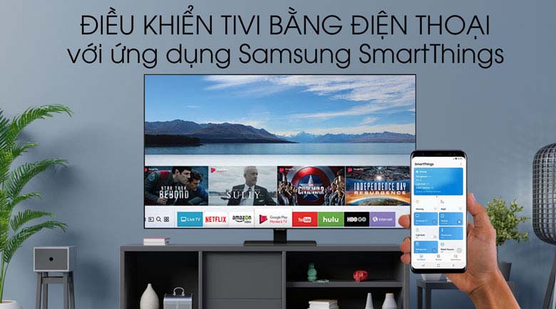 SmartThings - Smart Tivi QLED Samsung 4K 55 inch QA55Q80T