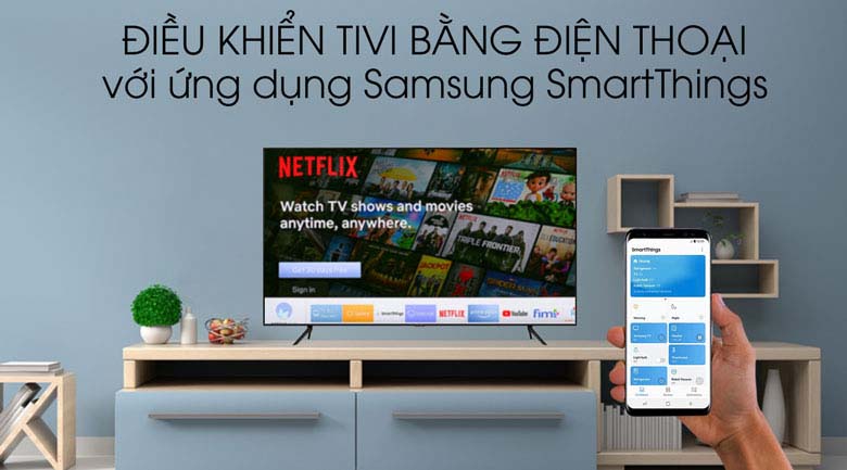 SmartThings-Smart Tivi QLED Samsung 4K 65 inch QA65Q70T