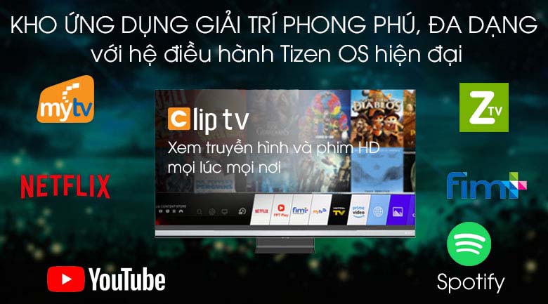Smart Tivi QLED Samsung 4K 65 inch QA65Q95T - Tizen OS