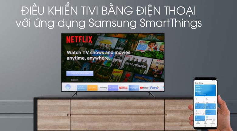 SmartThings-Smart Tivi QLED Samsung 4K 75 inch QA75Q70T