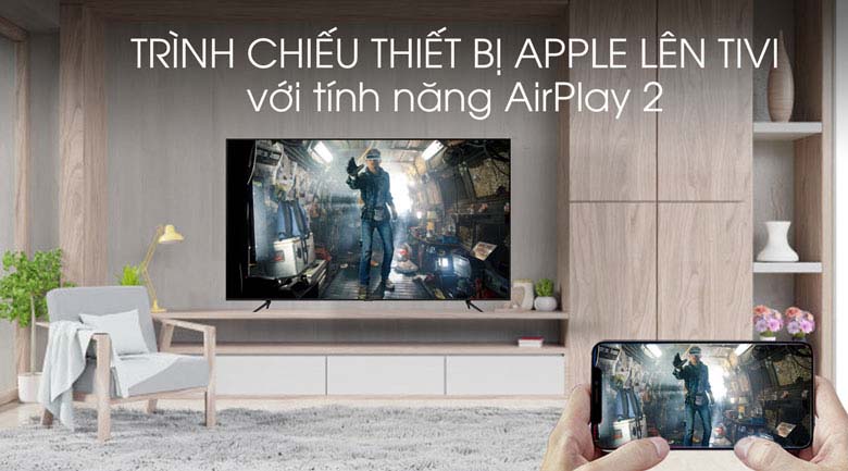 Airplay 2-Smart Tivi QLED Samsung 4K 75 inch QA75Q70T