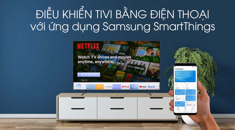 SmartThings-Smart Tivi QLED Samsung 4K 85 inch QA85Q70T