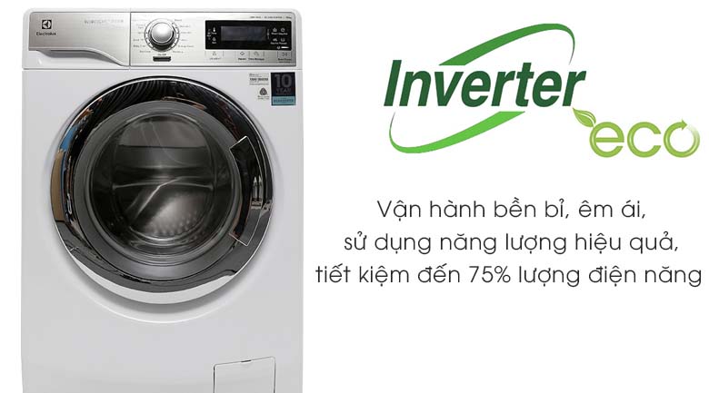 Công nghệ Eco Inverter - Máy giặt Electrolux Inverter 10 kg EWF14023