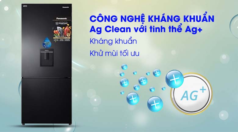 Ag Clean Tủ lạnh Panasonic Inverter 410 lít NR-BX460WKVN