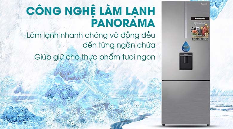Panaroma Tủ lạnh Panasonic Inverter 410 lít NR-BX460WSVN