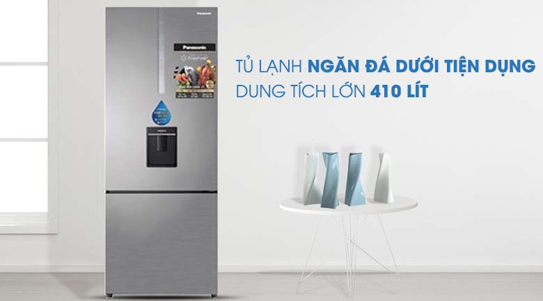 Thiết kế Tủ lạnh Panasonic Inverter 410 lít NR-BX460WSVN