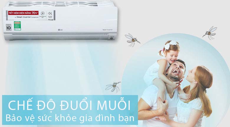 Chức năng đuổi muỗi - Máy lạnh LG Inverter 1 HP V10APR