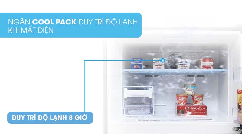 Tủ lạnh Samsung Inverter 380 lít RT38K50822C/SV-Giúp bảo quản thực phẩm đến 8 tiếng khi mất điện nhờ công nghệ Mr.CoolPack