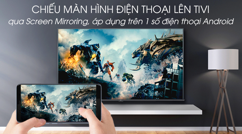 Android Tivi TCL 4K 43 inch L43A8 - Screen Mirroring
