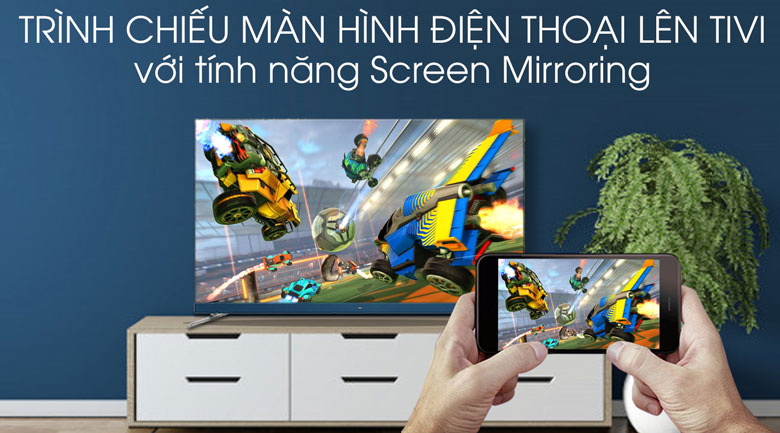 Android Tivi TCL 4K 65 inch L65C8 - Screen Mirroring