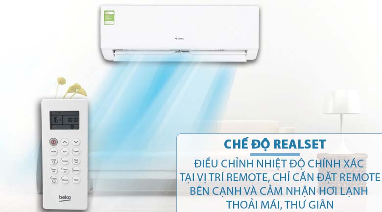 RealSet - Máy lạnh Beko Inverter 1 HP RSVC10BV