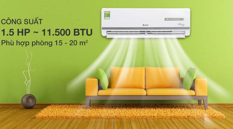 Máy lạnh Gree Inverter 1.5 HP GWC12WA-K3DNB7I