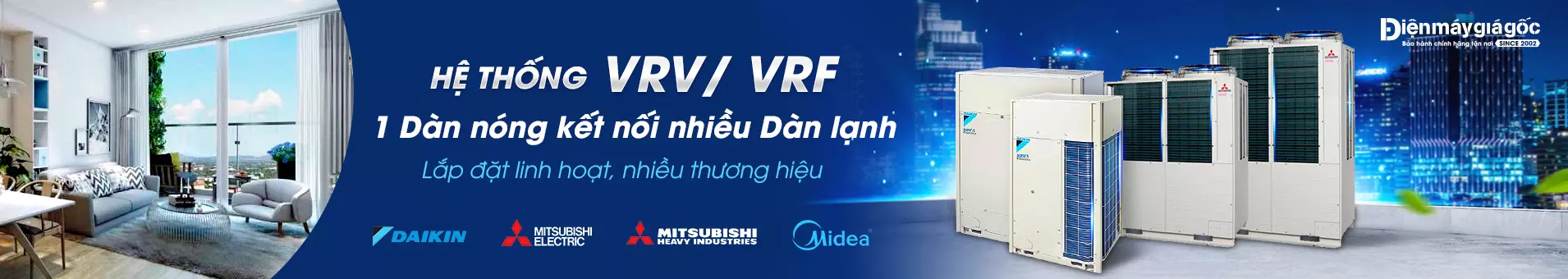 Hệ thốn điều hòa trung tâm VRV VRF lắp đặt chuyên nghiệp cho công trình của bạn.