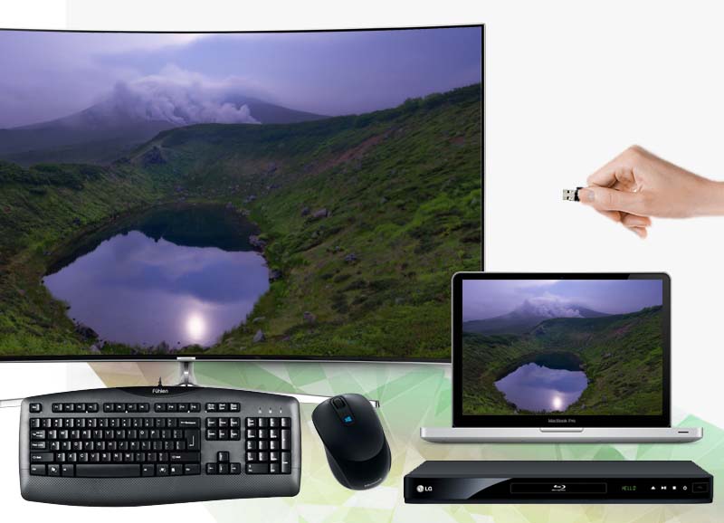 Smart tivi Samsung 55 inch UA55KS9000 - Các tính năng kết nối