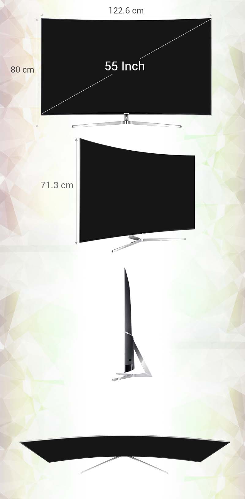 Smart tivi Samsung 55 inch UA55KS9000 - Cổng kết nối