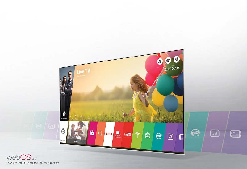 Smart Tivi LG 65 inch 65UH950T - Hệ điều hành WebOS 3.0