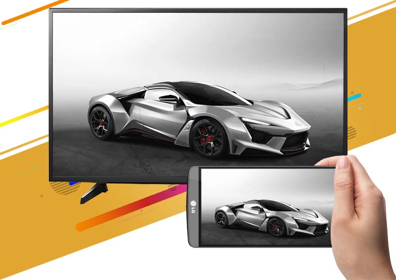 Smart Tivi LG 43 inch 43UH610T - Chiếu màn hình điện thoại lên tivi