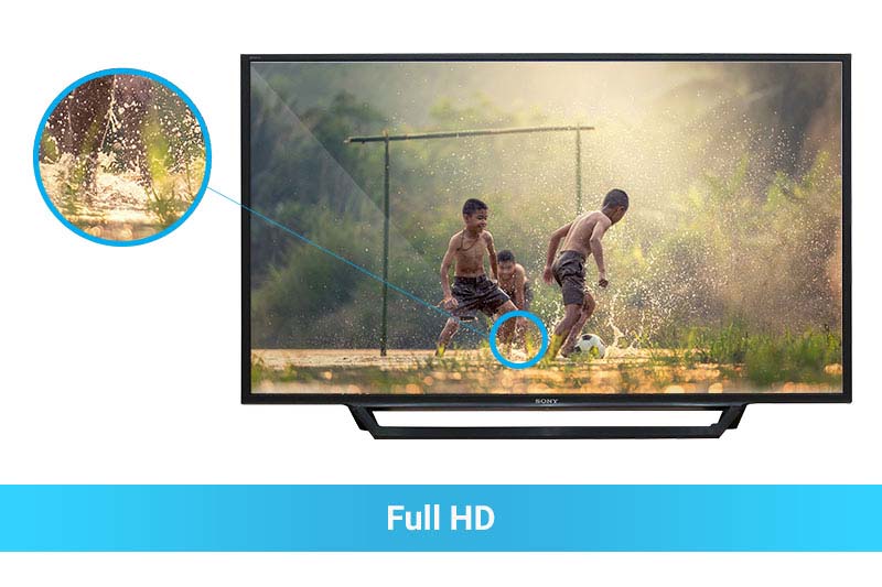 Tivi Full HD hình ảnh sắc nét, chân thực