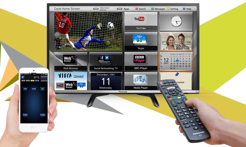 Smart Tivi Panasonic 32 inch TH-32DS500V - Điều khiển TV bằng điện thoại