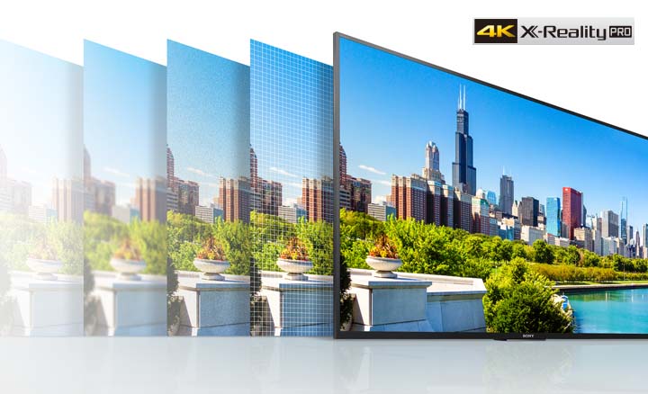 Chip xử lý 4K X-Reality Pro nâng cấp chất lượng hình ảnh
