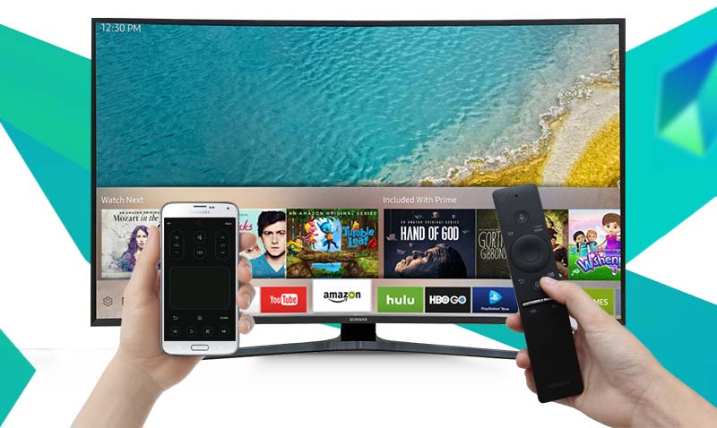 Smart Tivi Cong Samsung 49 inch UA49KU6500 - Điều khiển tivi bằng điện thoại