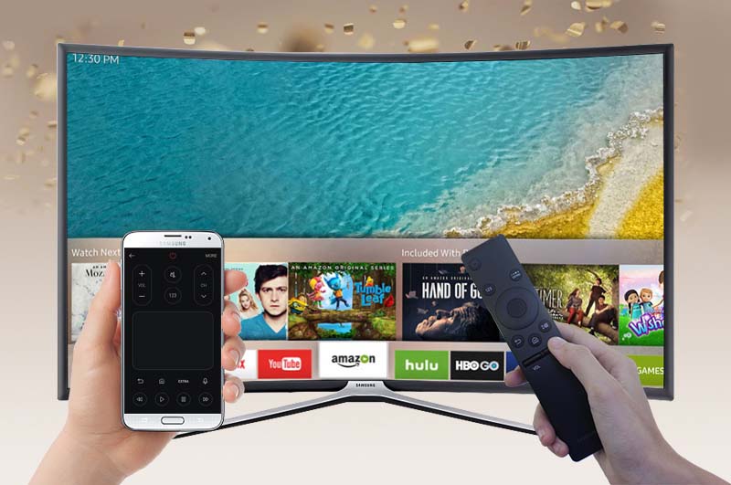 Smart Tivi Cong Samsung 49 inch UA49K6300 - Điều khiển tivi bằng điện thoại