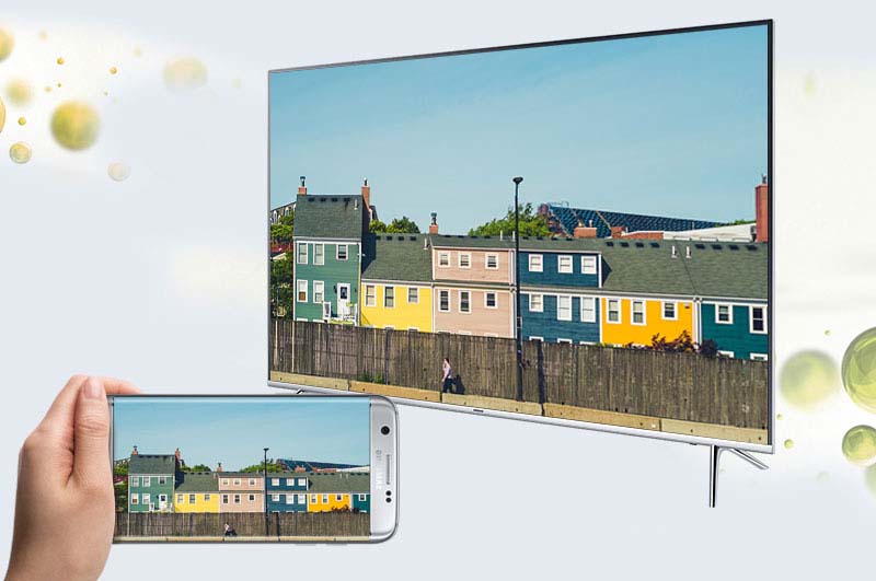 Smart tivi Samsung 49 inch UA49KS7000 - Chiếu màn hình điện thoại lên tivi