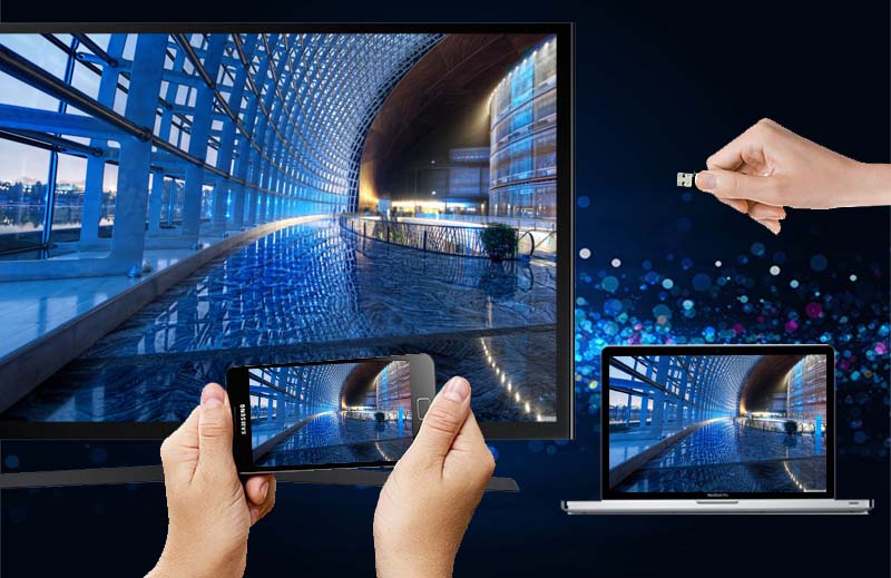 Internet Tivi LED Samsung UA50J5200 50 inch - Kết nối linh hoạt với nhiều thiết bị giải trí khác như laptop, đầu DVD,… Internet Tivi LED Samsung UA50J5200 50 inch - Kết nối linh hoạt với nhiều thiết bị giải trí khác như laptop, đầu DVD,…