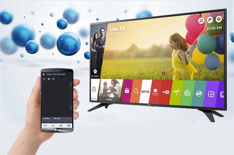 Smart Tivi LG 49 inch 49LH600T - Điều khiển tivi bằng điện thoại
