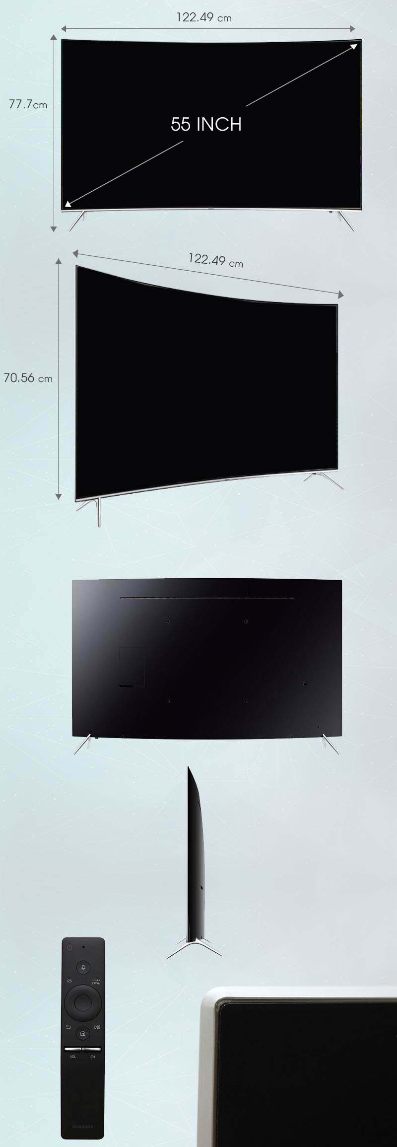 Smart tivi cong Samsung 55 inch UA55KS7500 