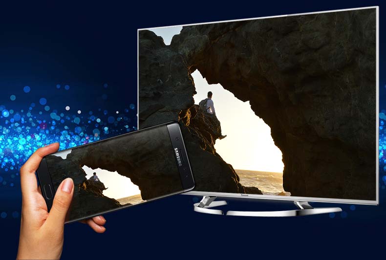 Smart Tivi Panasonic 58 inch TH-58DX700V - Chiếu màn hình điện thoại lên tivi