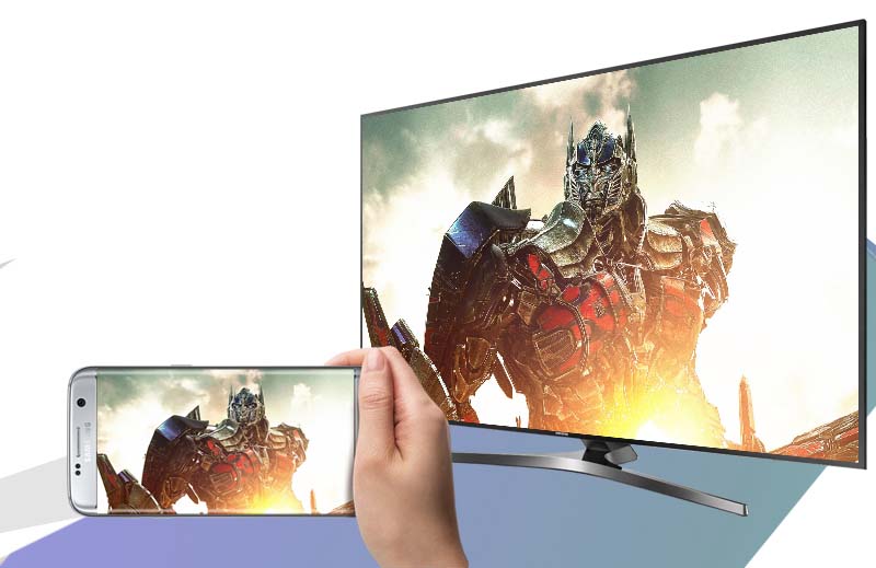 Smart Tivi Samsung 49 inch UA49KU6400 - Chiếu màn hình điện thoại lên tivi
