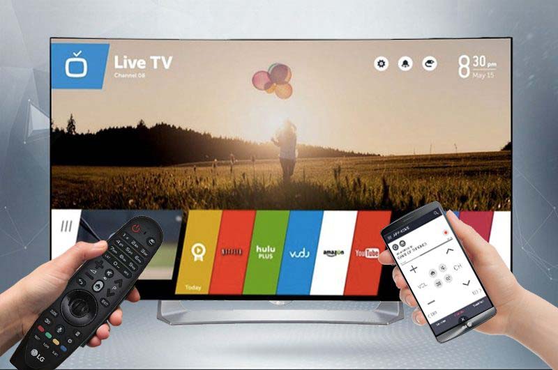 Smart Tivi OLED Cong LG 55 inch 55EG910T-Điều khiển bằng điện thoại