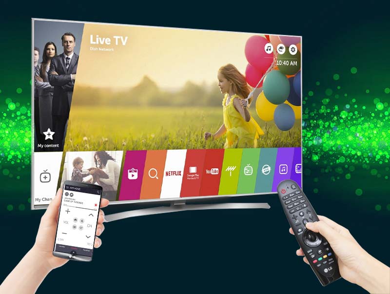 Smart Tivi LG 49 inch 49UH850T - Điều khiển tivi bằng điện thoại