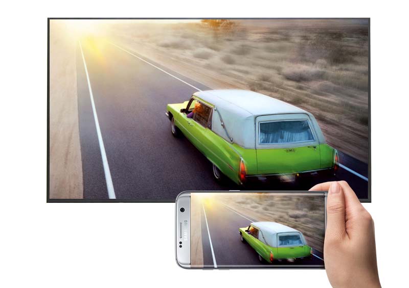 Smart Tivi Samsung 50 inch UA50KU6000 - Chiếu màn hình điện thoại lên tivi