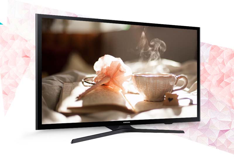 Internet Tivi Samsung 48 inch UA48J5200 - Tivi màn hình rộng 48 inch thiết kế mỏng, nhẹ và đẹp mắt